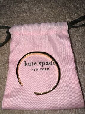Gold kate spade bracelet